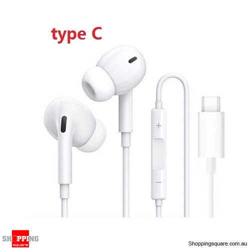 Type C Wired Bluetooth Digital Earphone with Volume Control for Android iPad 