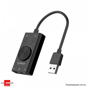 ORICO SC2 External USB Sound Card Output Volume Adjustable Audio Card Adapter PC