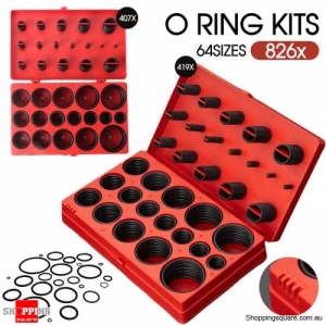 826Pcs Industrial Rubber O Ring Assortment Kit Set 419 Metric & 407 Imperial AU
