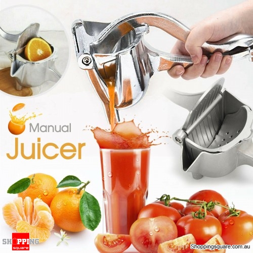Manual Juicer Aluminum Alloy Hand Juice Press Squeezer Fruit Juicer Extractor