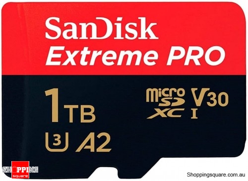 2022 New SanDisk Extreme Pro 1TB microSDXC Memory Card UHS-I U3 V30 A2 4K Full HD 200MB/s (SDSQXCD-1T00)