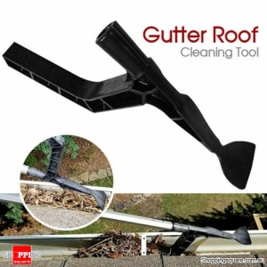 New Gutter Roof Cleaning Tool Hook Shovel Scoop Leaves Dirt Remove Home Cleaner