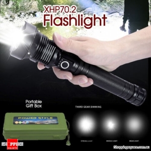 Super Bright Tactical Flashlight Zoomable Rechargeable Torch Light