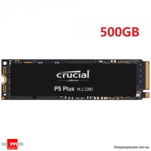 Crucial P5 Plus 500GB PCIe 4.0 3D NAND NVMe M.2 SSD, up to 6600MB/s (CT500P5PSSD8)