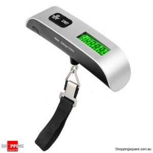 50kg LCD Digital Electronic Luggage Scale Portable Suitcase Hanging Weight