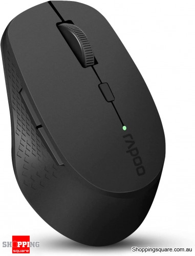 RAPOO M300G Multi-Device Wireless Optical Mouse with 6 Buttons for PC/Laptop/Office