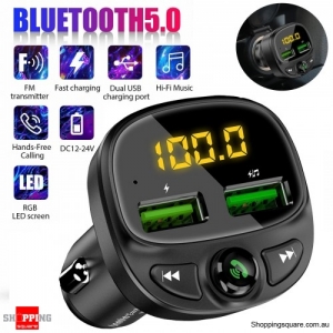 FM Transmitter Car Kit MP3 Player/USB Charger Bluetooth Wireless Radio Handsfree