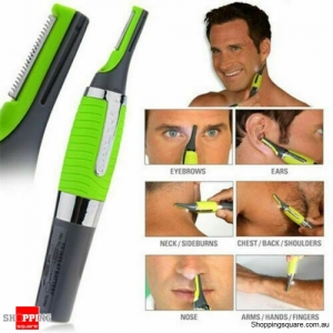 Hair Trimmer Groomer Nose Ear Eyebrows Neck hair Razor with light micro touch