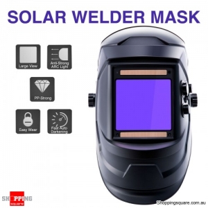 Auto Darkening Welding Helmet Large View Area Pro Solar Welder Mask Li Battery