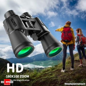 180x100 Zoom HD Hunting Binoculars Night Vision Bird Handheld Telescope Outdoor