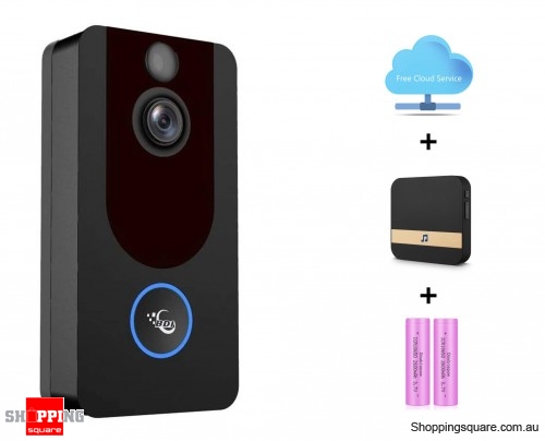 BDI-V7 Full HD Smart Video Security Camera Doorbell with Free Cloud service and Wi-Fi Premium Pack 