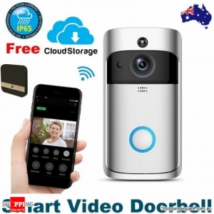 BDI 2022 V5 Home Wireless WiFi Smart HD Video Doorbell Camera Free Cloud Storage
