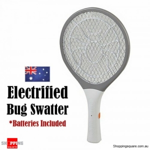 Electric Fly Swatter Mosquito Bug Insect Kill Zapper Racket