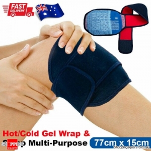 Hot/Cold Gel Knee Ice Pack with Wrap for Knee Ankle Elbow Pain Relief