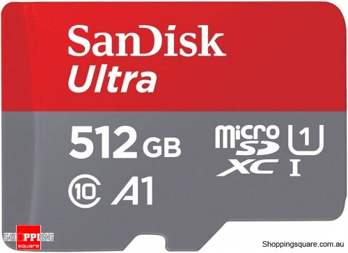 Sandisk Ultra 512GB Micro A1 SDXC UHS-I Class 10 U1 150mb/s(SDSQUAC-512G)