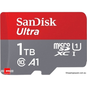 Sandisk Ultra 1TB Micro A1 SDXC UHS-I Class 10 U1 150mb/s(SDSQUAC-1T00)