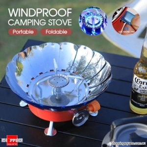 Mini Folding Camping Stove Portable Burner Butane Gas Cooker Outdoor Windproof