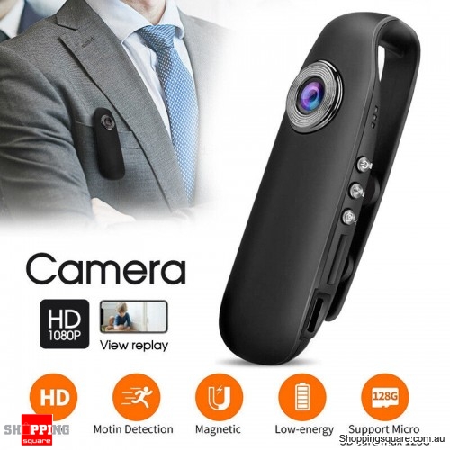 Mini Body Camera HD 1080P Wireless Portable With Clip Wearable Video Recorder