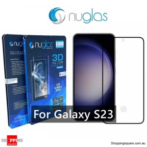 NUGLAS 3D Tempered Glass Screen Protector for Samsung Galaxy S23