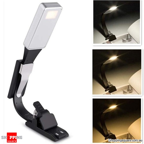 LED Night Light Flexible Clip-On Book Light USB Rechargeable Reading Book Lamp