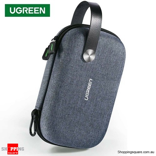 Ugreen Travel Case Gadget Bag Small Portable Electronics Organiser - Grey