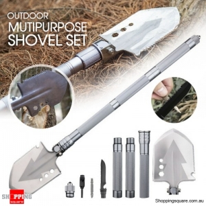 Camping Shovel Folding Outdoor Survival Tools Multifunction Hiking Military