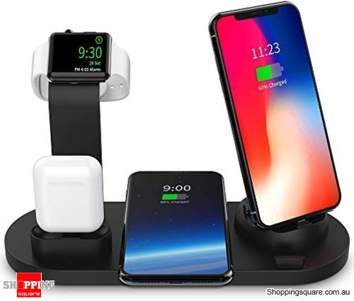 4 in 1 Fast Wireless Charger for iPhone 13/12/11/X/iWatch7/6/5/4/3/2 and Airpods