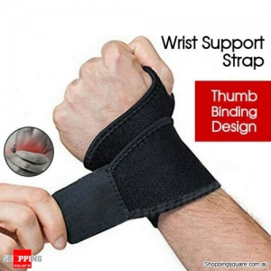 Wrist Support Splint Brace Protection Strap Carpel Tunnel CTS RSI Pain Relief