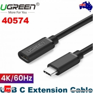 Ugreen USB-C Male to Female Extension Cable 4K for Mac Samsung