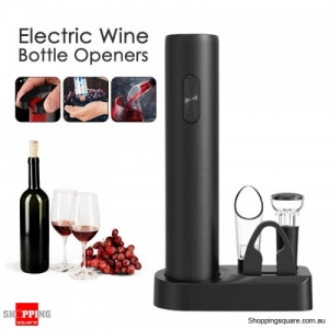 Electric Wine Bottle Openers Set with Foil Cutter