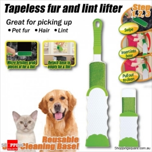 Tapeless Fur and Lint Lifter