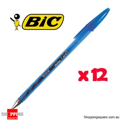 Bic Cristal Gel Pen Blue Pk/12