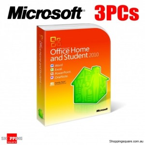 Microsoft Office Home and Student 2010 - 3 USERs DVD 32/64 bits (79G-01900)