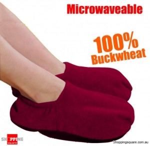 My Cuddlee Feet - Warm Slipper, Microwaveable, Maroon