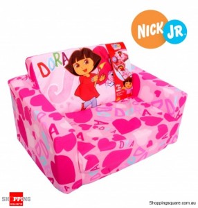 Dora the Explorer flip-out sofa bed