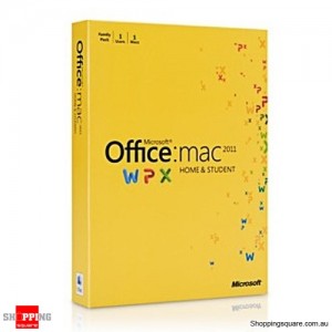 Microsoft Office Home & Student 2011 For MAC - 1 User (GZA-00136)