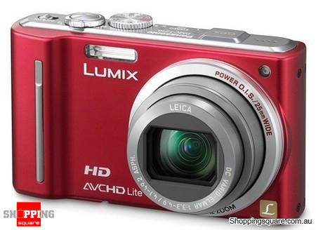 Panasonic Lumix DMC-TZ10 / ZS7 Red Digital Camera
