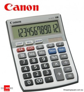 Canon LS121TS 12 Digit Dual Power Tax Function 