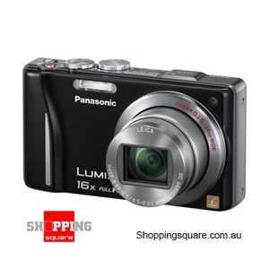 Panasonic Lumix DMC-TZ20/ZS10 Black Digital Camera 