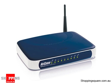 Netcomm NB6PLUS4W ADSL2+ Wireless G 4-Port Modem Router 