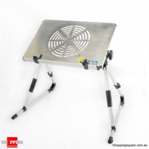 Portable Folding Table with Cooling Fan for Laptop, Notebook,iPad