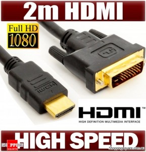 DVI TO HDMI CABLE 2.0m Full HD
