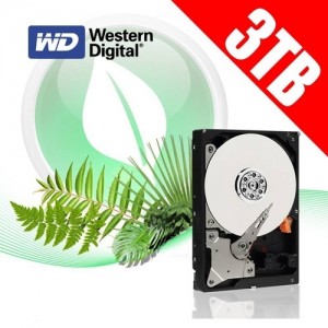 Western Digital 3TB 64M WD30EZRX SATA 3 Caviar Green Hard Drive HDD