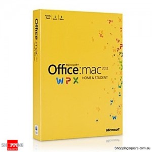 Microsoft Office Home & Student 2011 For MAC- 3 Users