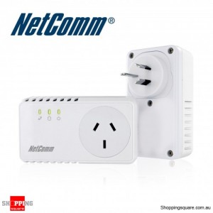 NetComm NP204 Powerline Adapters, 200 Mbps