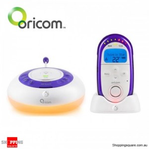 Oricom Premium DECT Digital Baby Monitor with Room Temp Night Light Display, Parent Talk Back