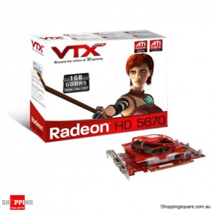 VTX ATI Radeon HD5670 DVI/HDMI 1GB Video card