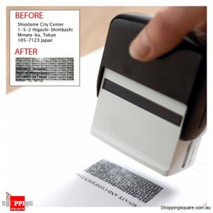 Hide ID Shield Block Stamp