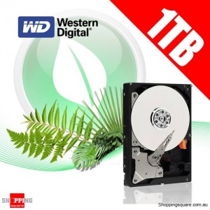 Western Digital 1TB Caviar Green Hard Drive, SATA 3, 64MB Cache