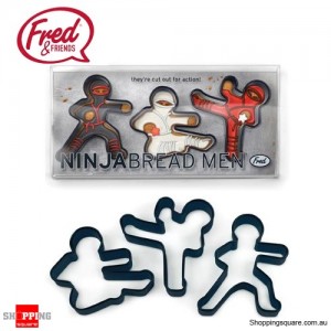 Fred & Friends Cookie Cutters - Ninjabread Men